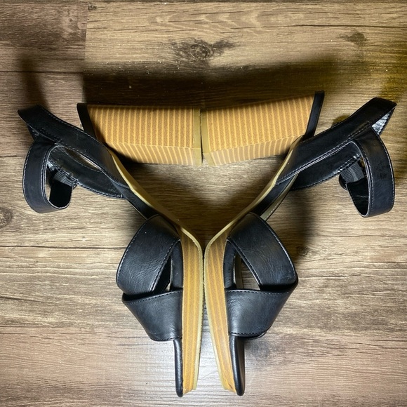 a.n.a Women’s Black Heels Size 7.5 Slingback - Picture 3 of 10